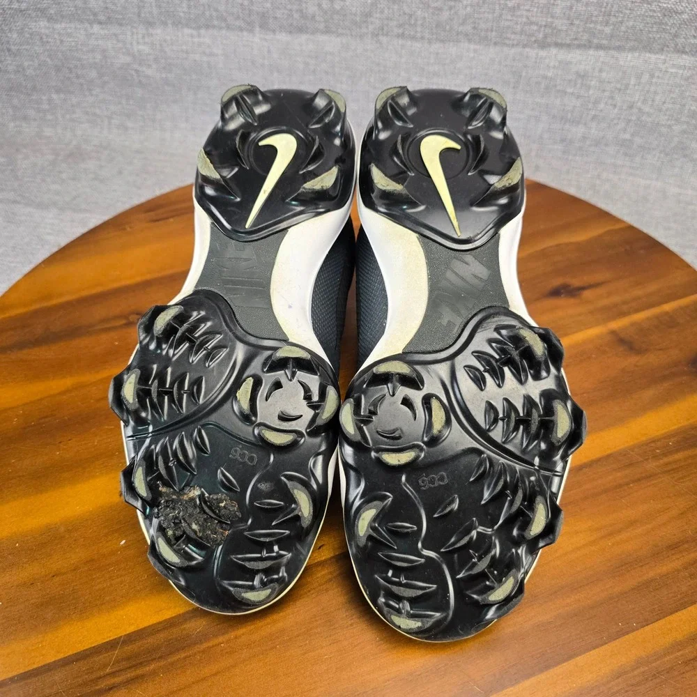 Nike Force Trout 9 Low Baseball Cleats Black White FB2908-001 Mens 8.5